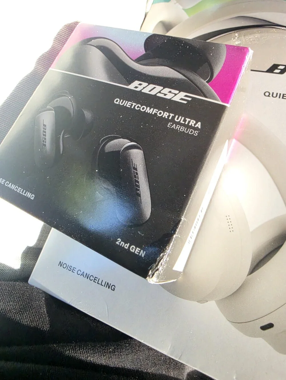Bose QuietComfort Ultra Headphones - White. 1 Bose Quiet Comfort Headphones